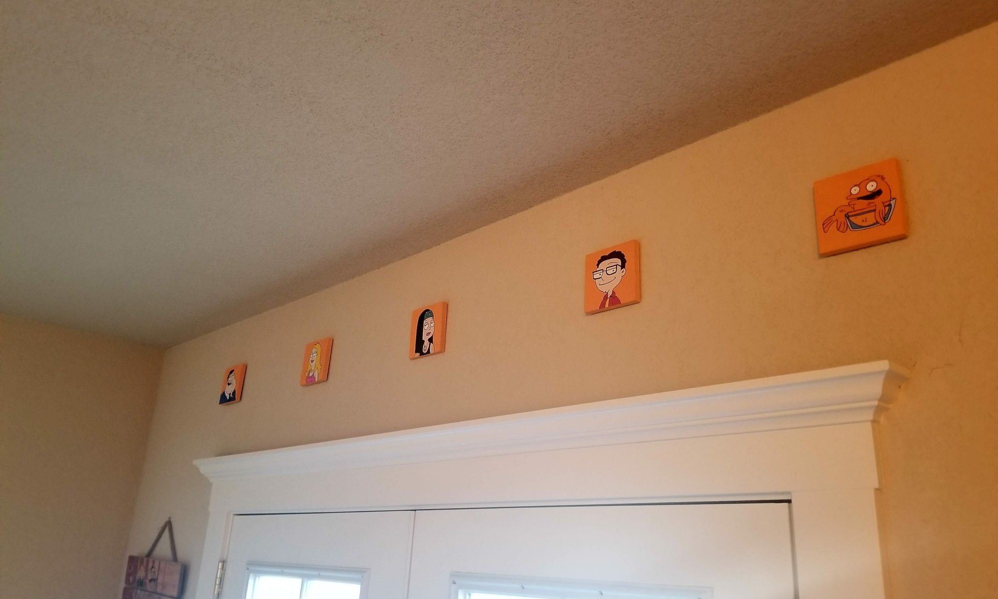 backdoor mini paintings