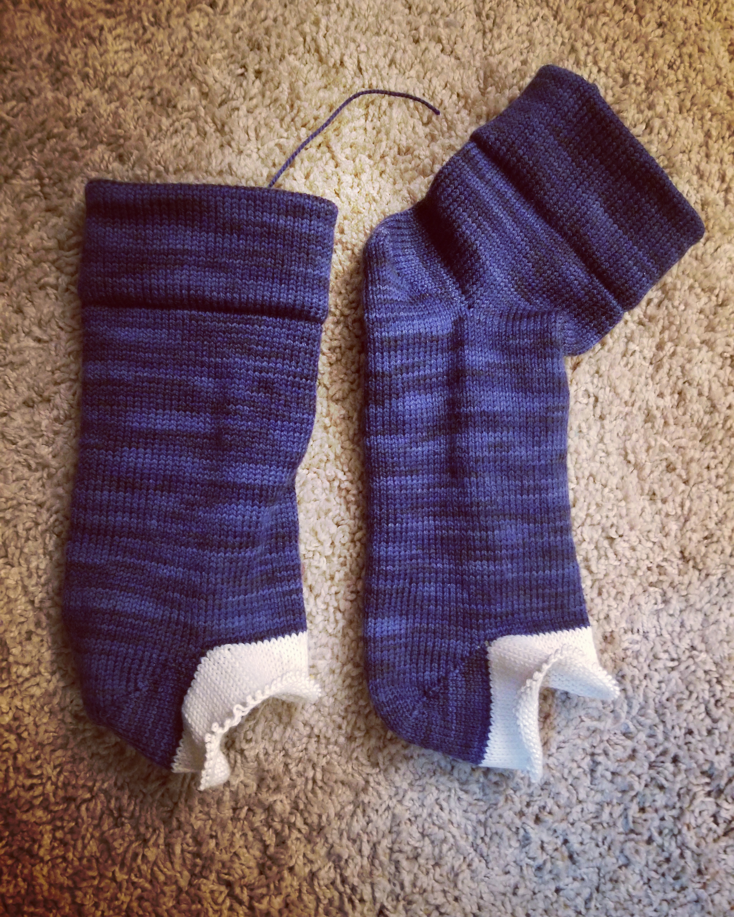 forgot to knit the heel