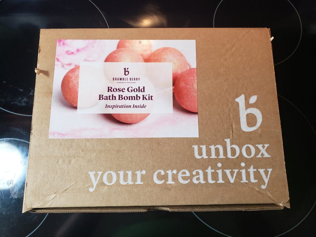 Bramble Berry Rose Gold Bath Bomb Kit