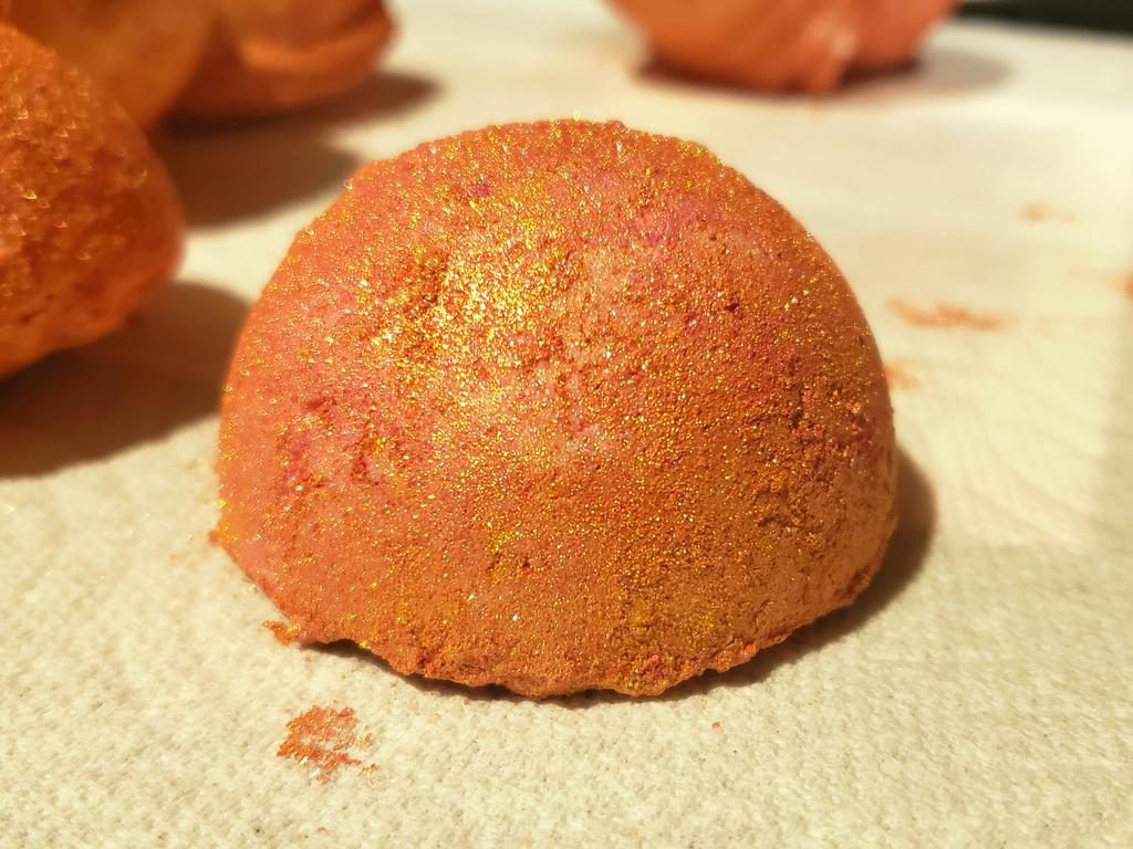 rose gold bath bomb