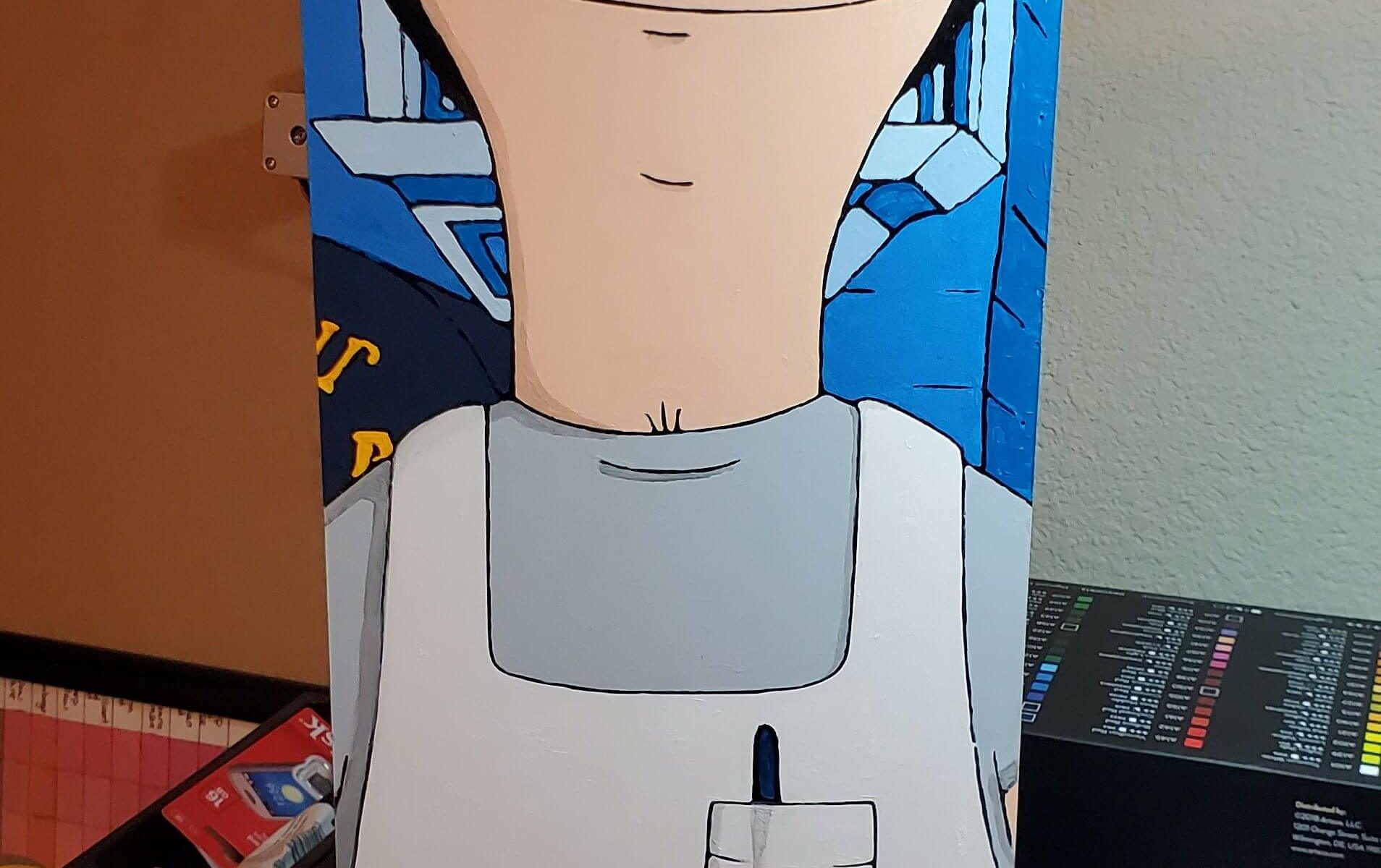 bob belcher painting