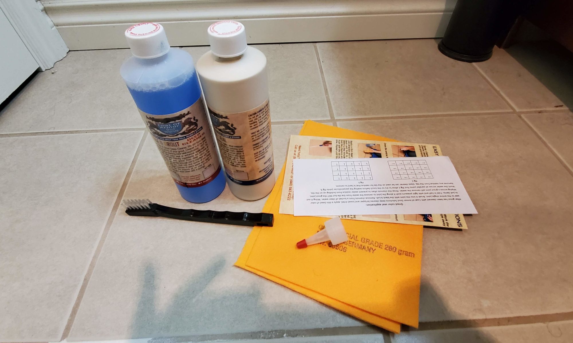 grout coloring supplies