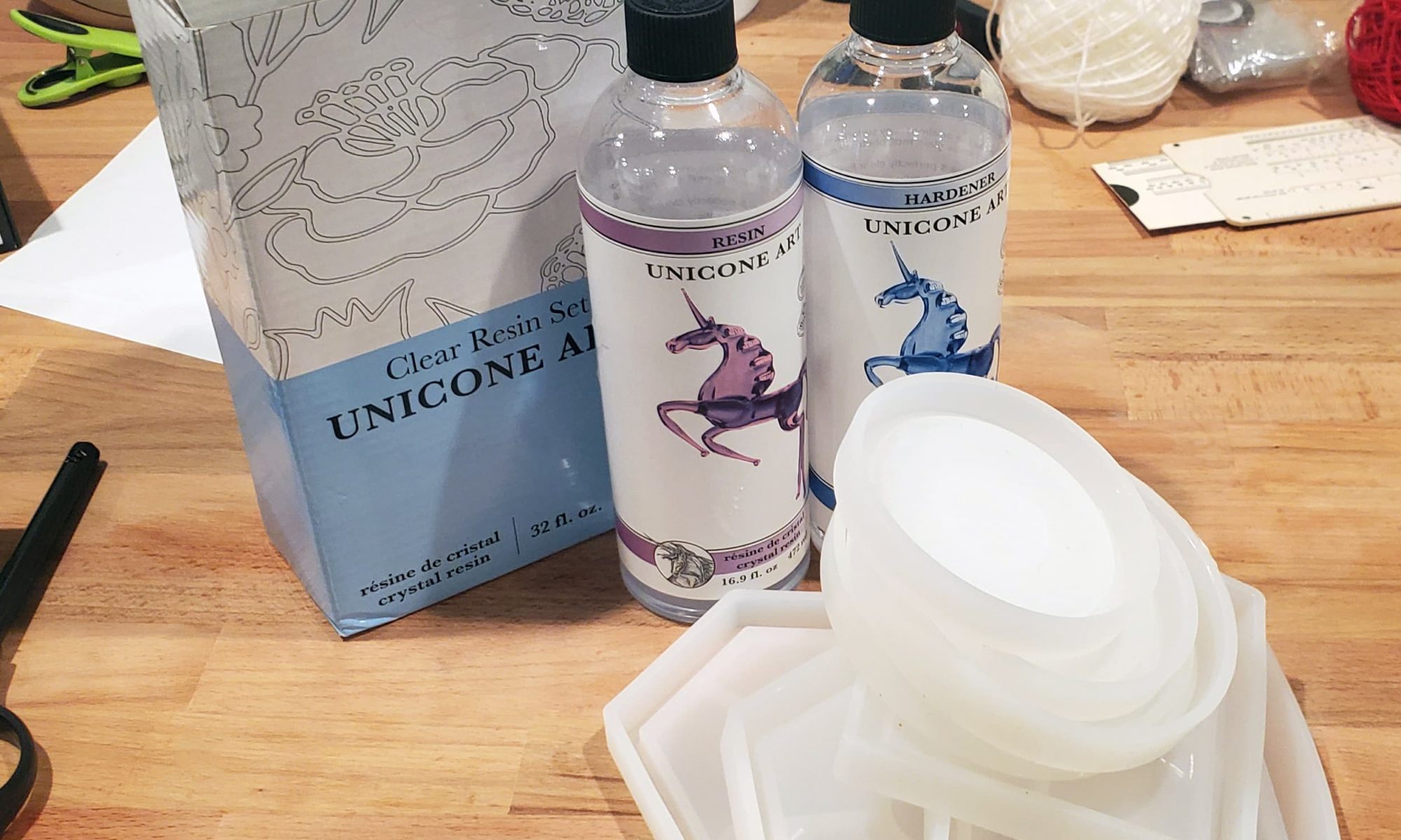Unicone Art resin set and some molds